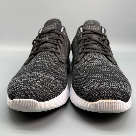 TravisMathew The Daily Pro Men's 13 Black Knit Hybrid Golf Shoes Arch Support - Picture 3 of 10